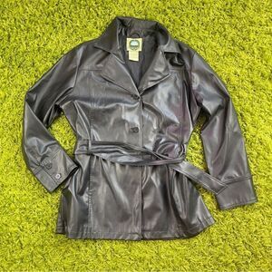 VINTAGE FAUX LEATHER JACKET